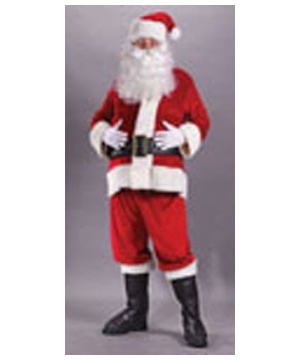 Santa Suit Velvet Costume plus size