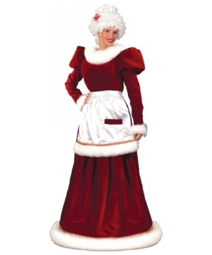 Santa Mrs Velvet Adult Costume