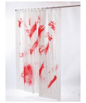 Bloody Shower Curtain - Halloween Decoration