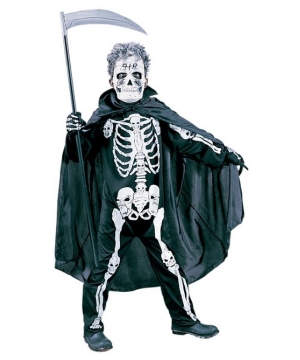 Scary Skeleton Kids Costume