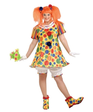 Giggles Clown Costume - plus size Clown Costume
