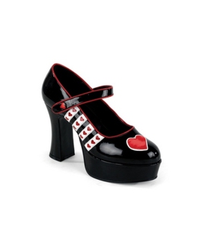 Queen of Hearts Adult Shoes