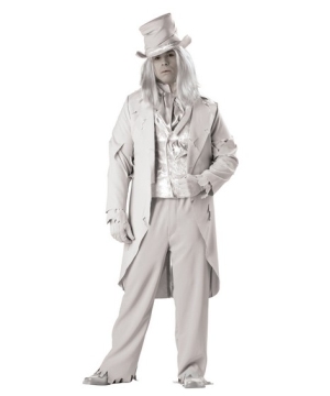 Ghostly Gent Adult plus size Costume