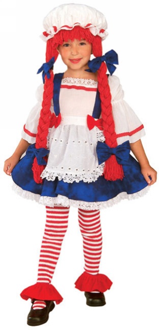 Kids Rag Doll Girl Costume