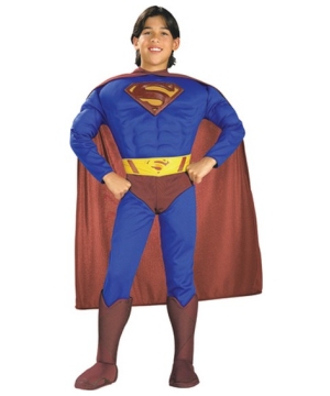 Superman Muscle Kids Costume