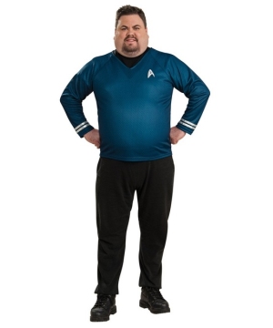Star Trek Movie Blue Shirt Costume - Adult plus size Costume deluxe