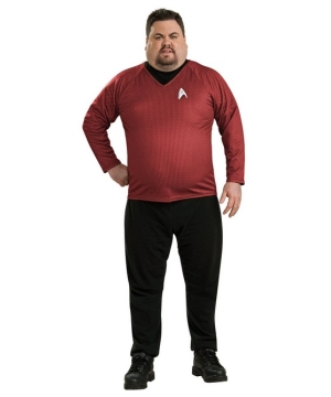 Star Trek Movie Red Shirt deluxe - Adult plus size Costume