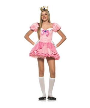 Princess Peach Teen Costume