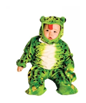 Green Plush Frog Baby Costume