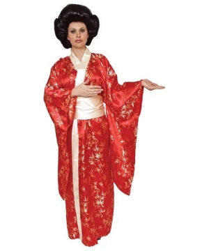 Red Kimono Adult plus size Costume