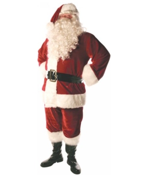 Santa Suit Lined Adult Costume