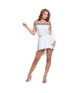 Greek off the Shoulder Muse Costume - Adult Costume