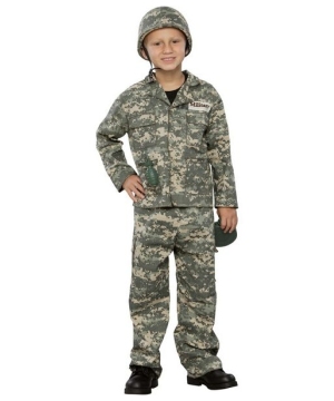 Army Soldier Kids Costume - Boy Army Costumes