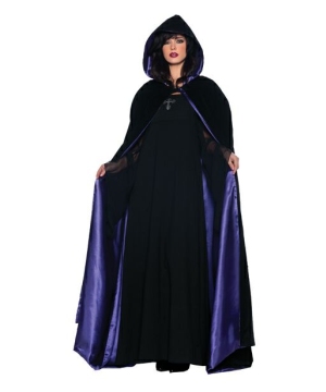 Cape Velvet and Satin deluxe - Costume Accessory
