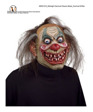 Carnival Drifter Clown Adult Mask