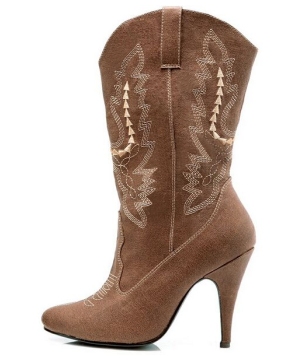 Brown Cowgirl Boots Adult Shoes
