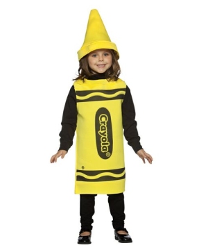 Crayola Yellow Costume - Kids Costume