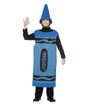 Crayola Blue Crayon Costume - Tween Costume