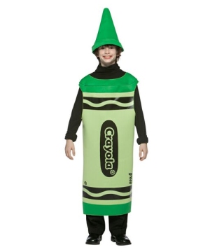 Crayola Green Crayon Costume - Tween Costume