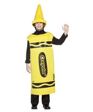 Crayola Yellow Crayon Costume - Tween Costume