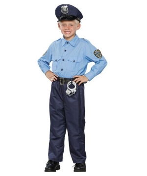 Kids Policeman Costume deluxe