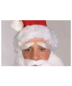 Santa Eyebrows - Adult Costume Accessory - deluxe