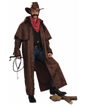 Tex Duster Coat Costume - Adult Costume
