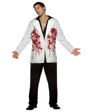White Bullets Blazer Costume - Adult Costume