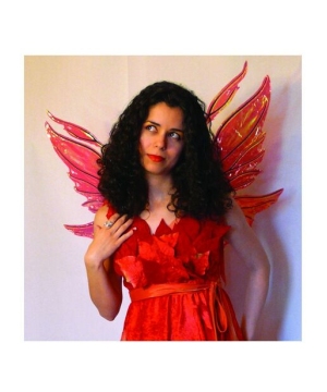 Wings Azarelle Red- Fairy Wings Costume Accessory