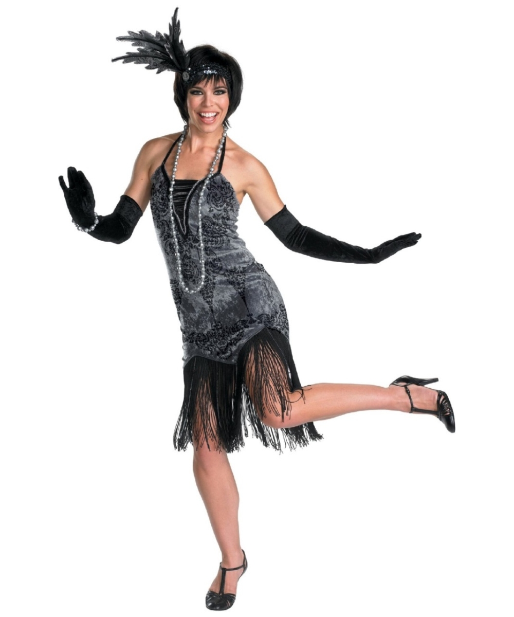 Flapper Flirty Adult Costume 1920s Women Flapper Costumes 9278