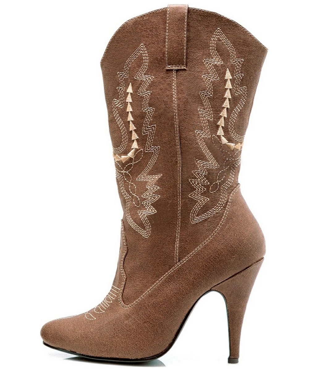 Brown Cowgirl Boots Women Shoes