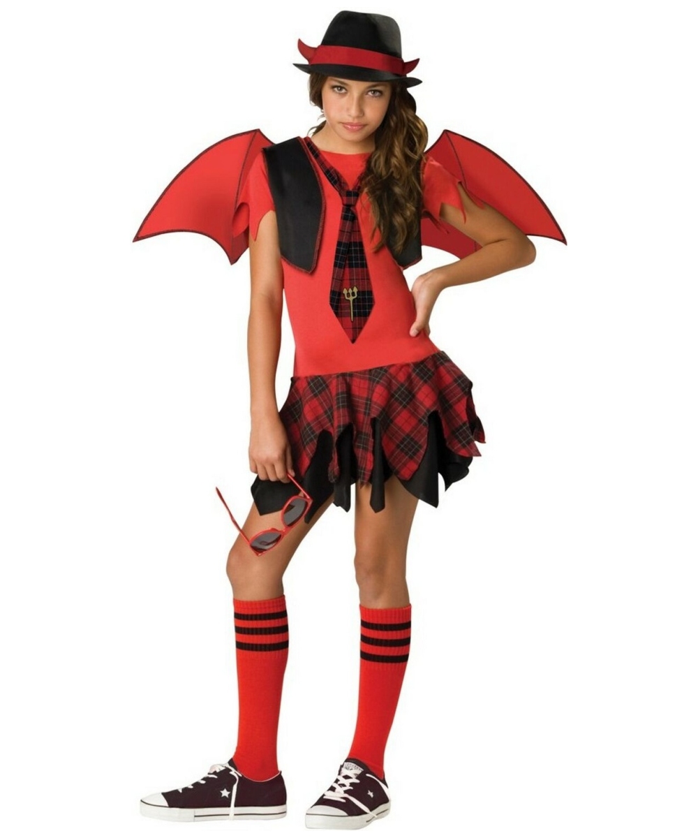Kids Delinquent Devil Costume