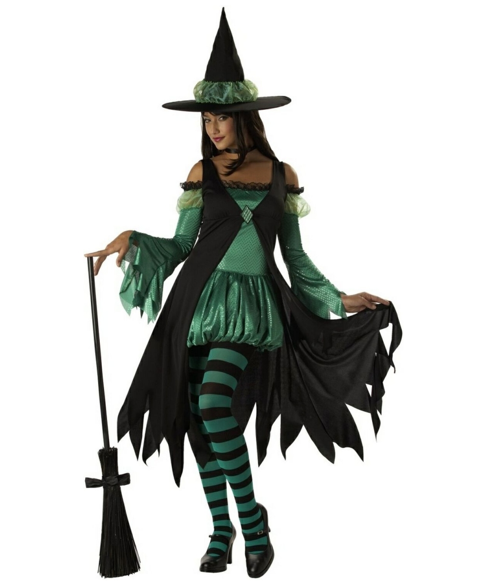 Emerald Witch Women Costume