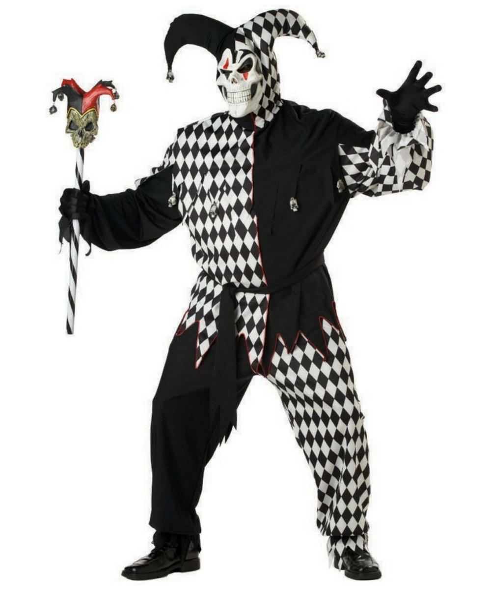 Evil Jester  Plus Size Costume