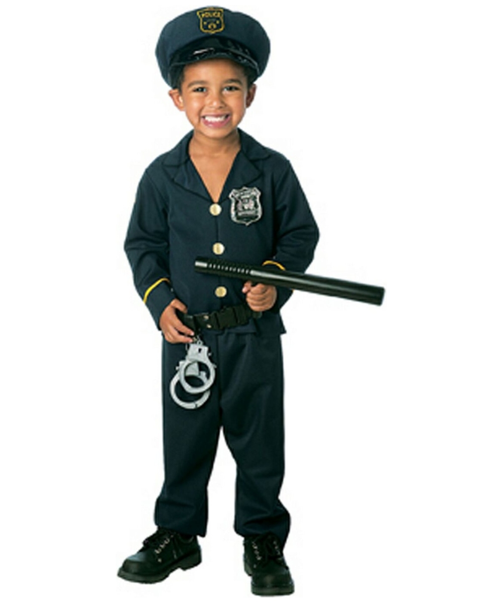 jr policeman kids costume