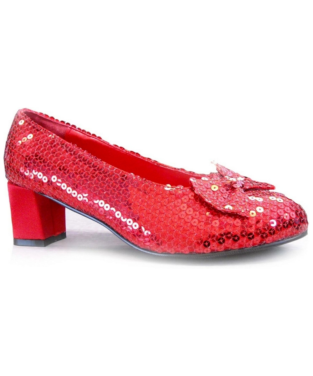 Judy Red Sequin Shoes