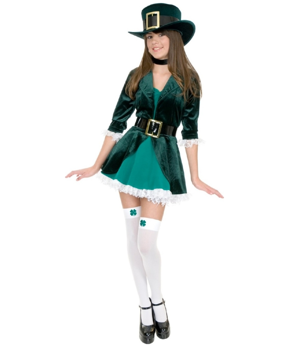 Kids Leprechaun Irish Costume Girls Costumes Kids Leprechaun Irish Costume Girls Costumes