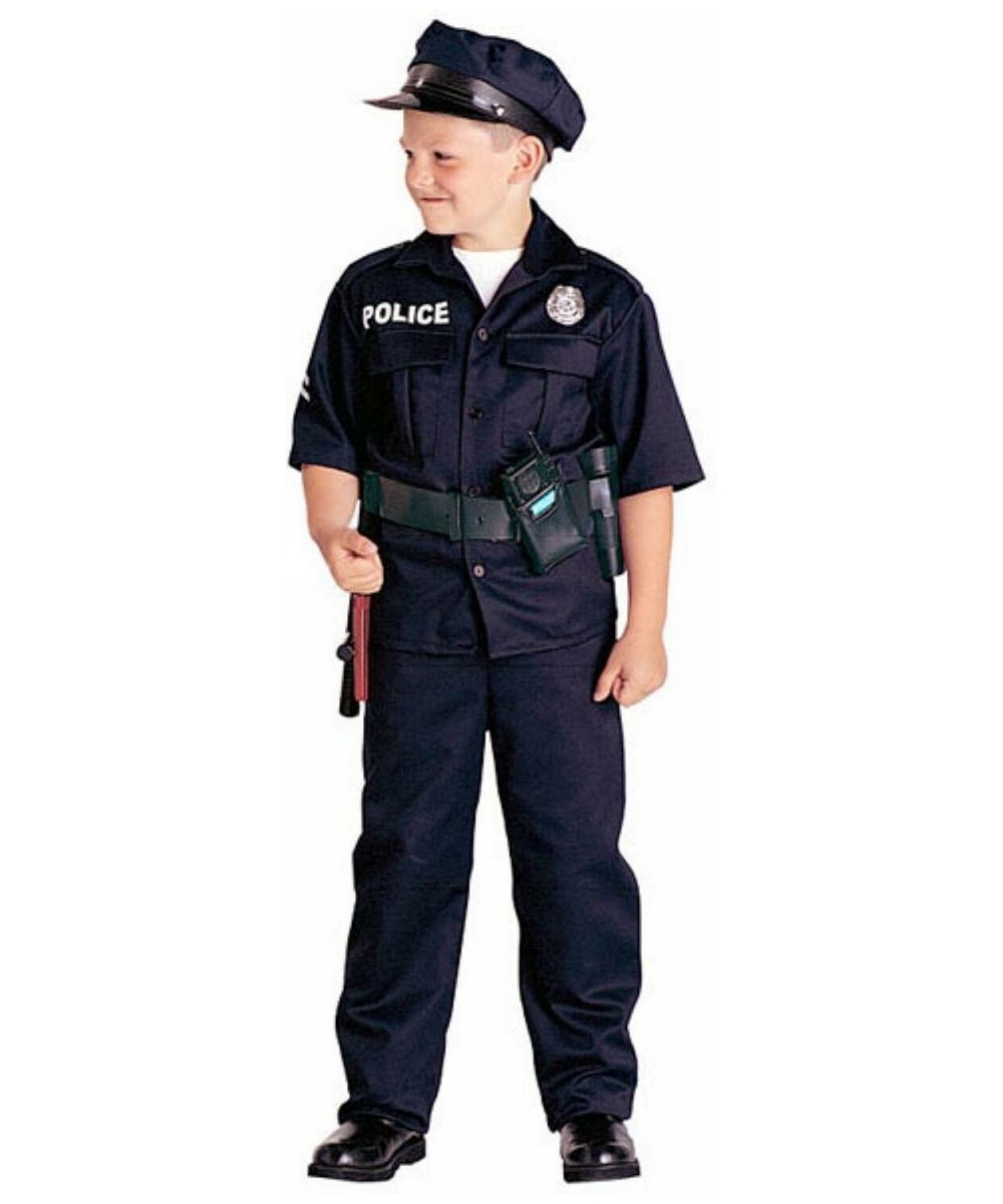 police officer boys costume