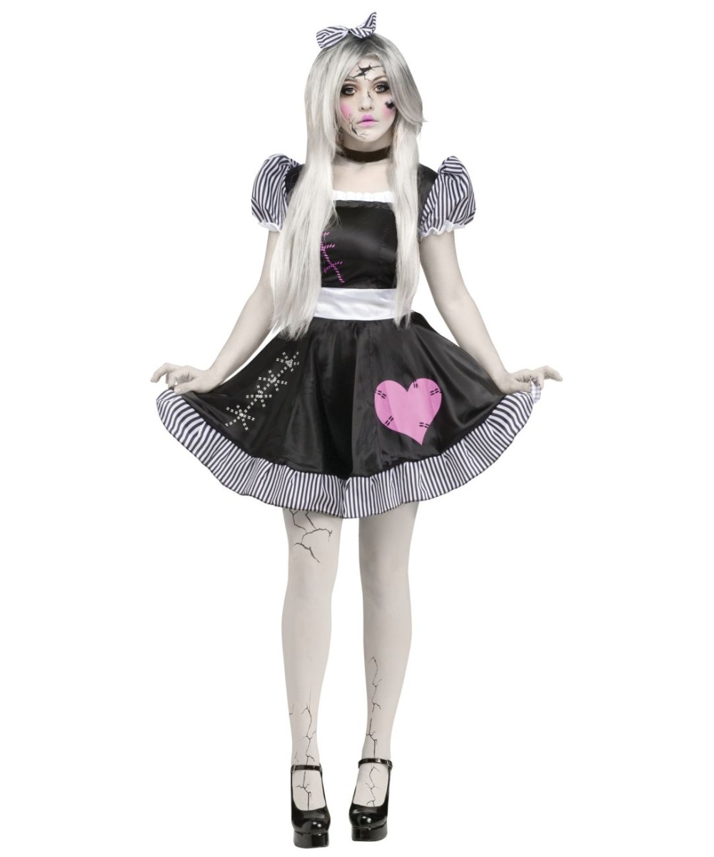 Broken Lolita Doll Womens Costume Women Broken Lolita Doll Womens Costume Women