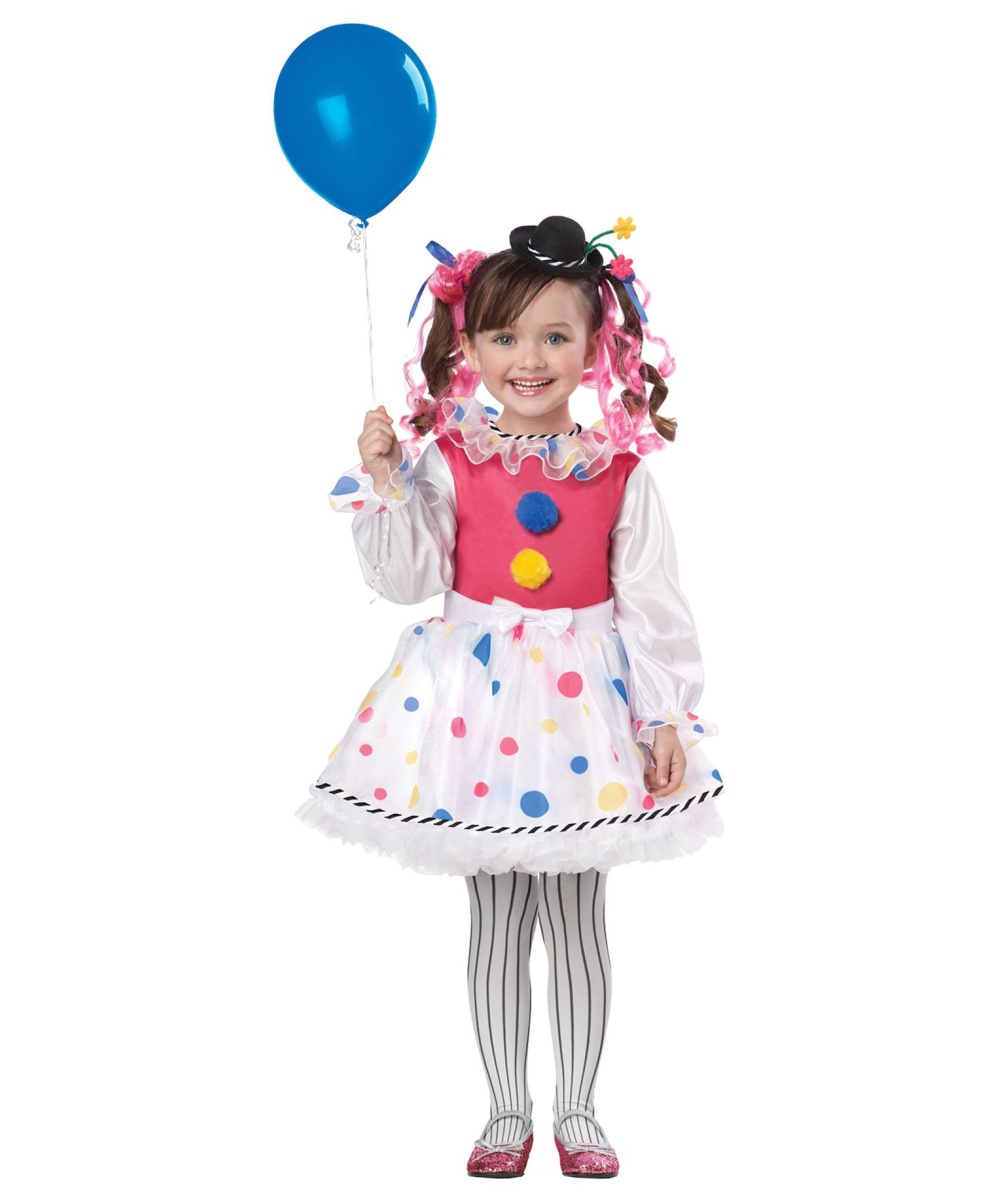 Cutesy Clown Kids Costume