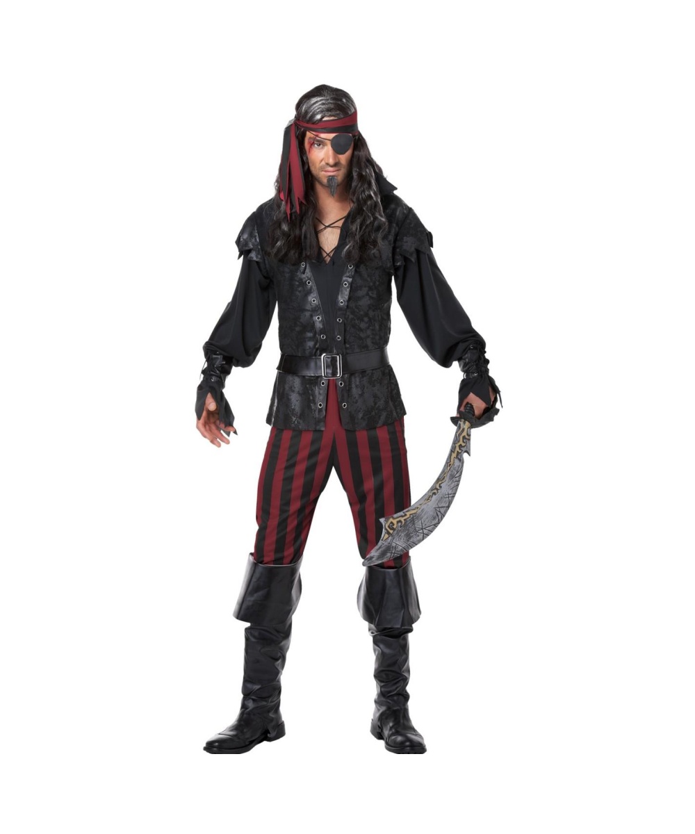 Ruthless Rogue Pirate Mens Costume Pirate Costumes