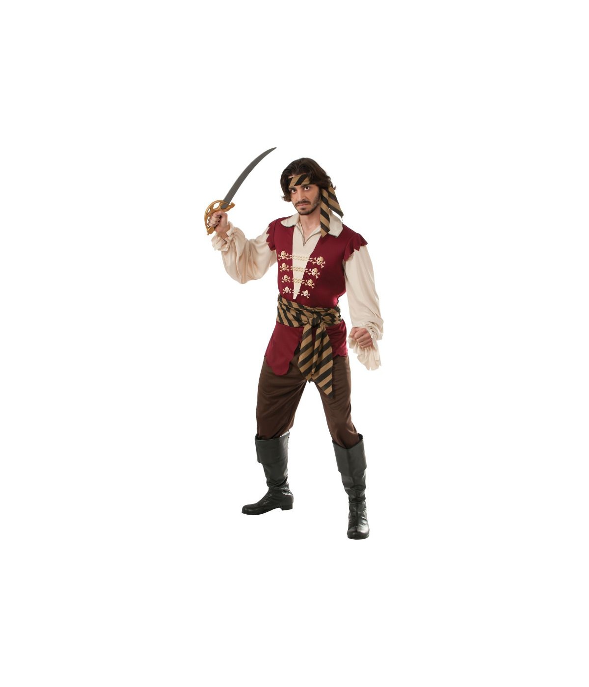Buccaneer Pirate Raider Mens Costume