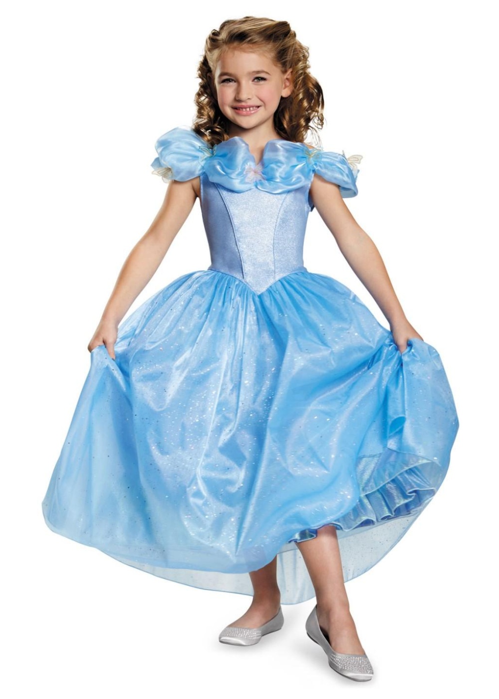 Kids Cinderella Movie Girls Costume Prestige