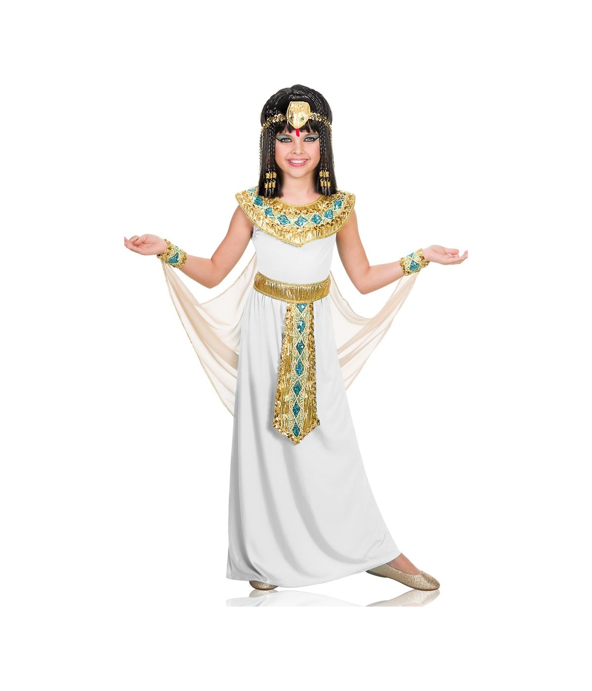 Kids Cleopatra Pharaoh Of Egypt Girls Costume