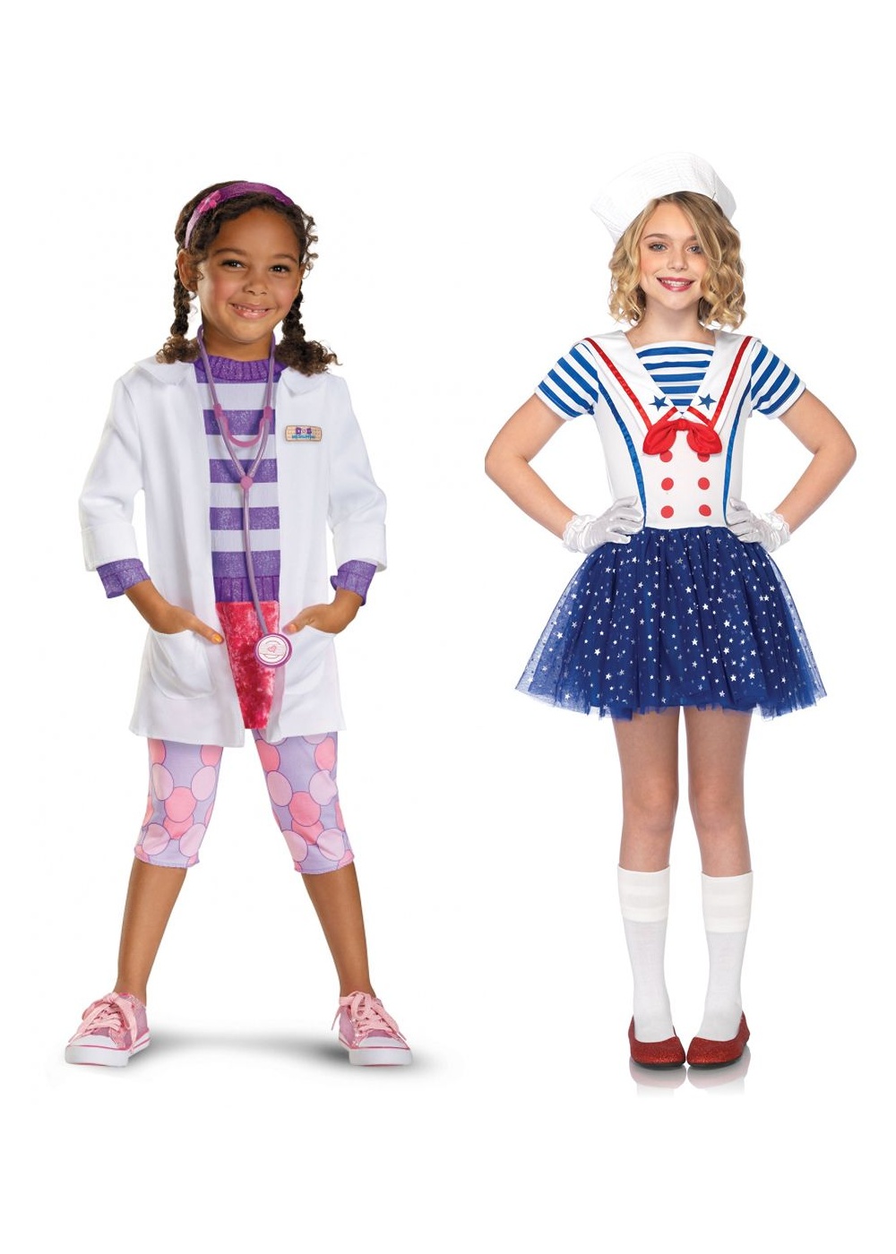 Kids Disney Doc Mcstuffins And Sailor Sweetie Girls Costumes
