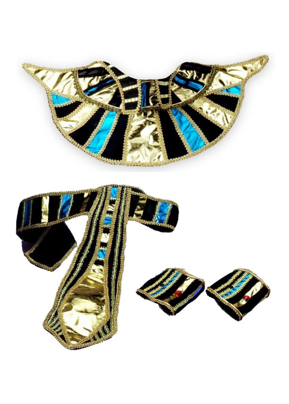 Cleopatra 3 Piece Womens Egyptian Accessory Kit
