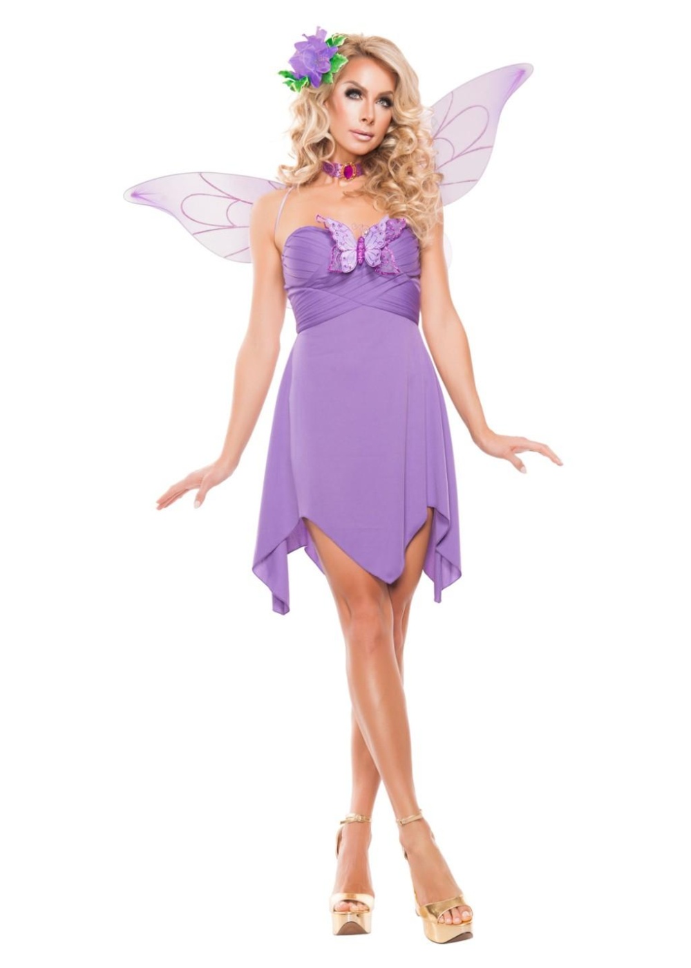 Lilac Fairy Womens Costume Deluxe