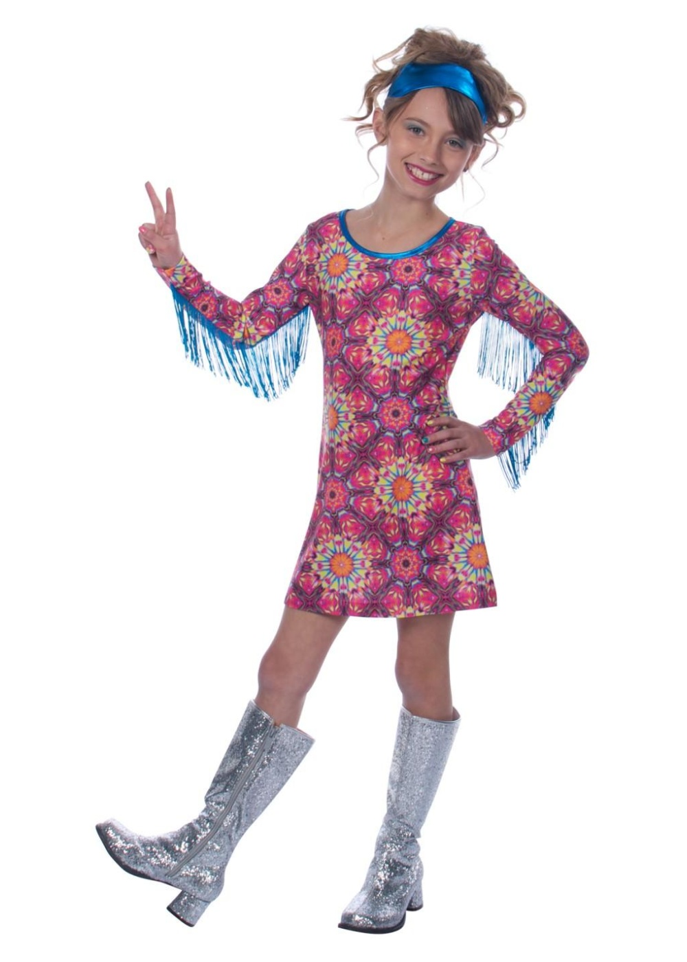 Kids Free Spirit Hippie Girl Halloween Costume