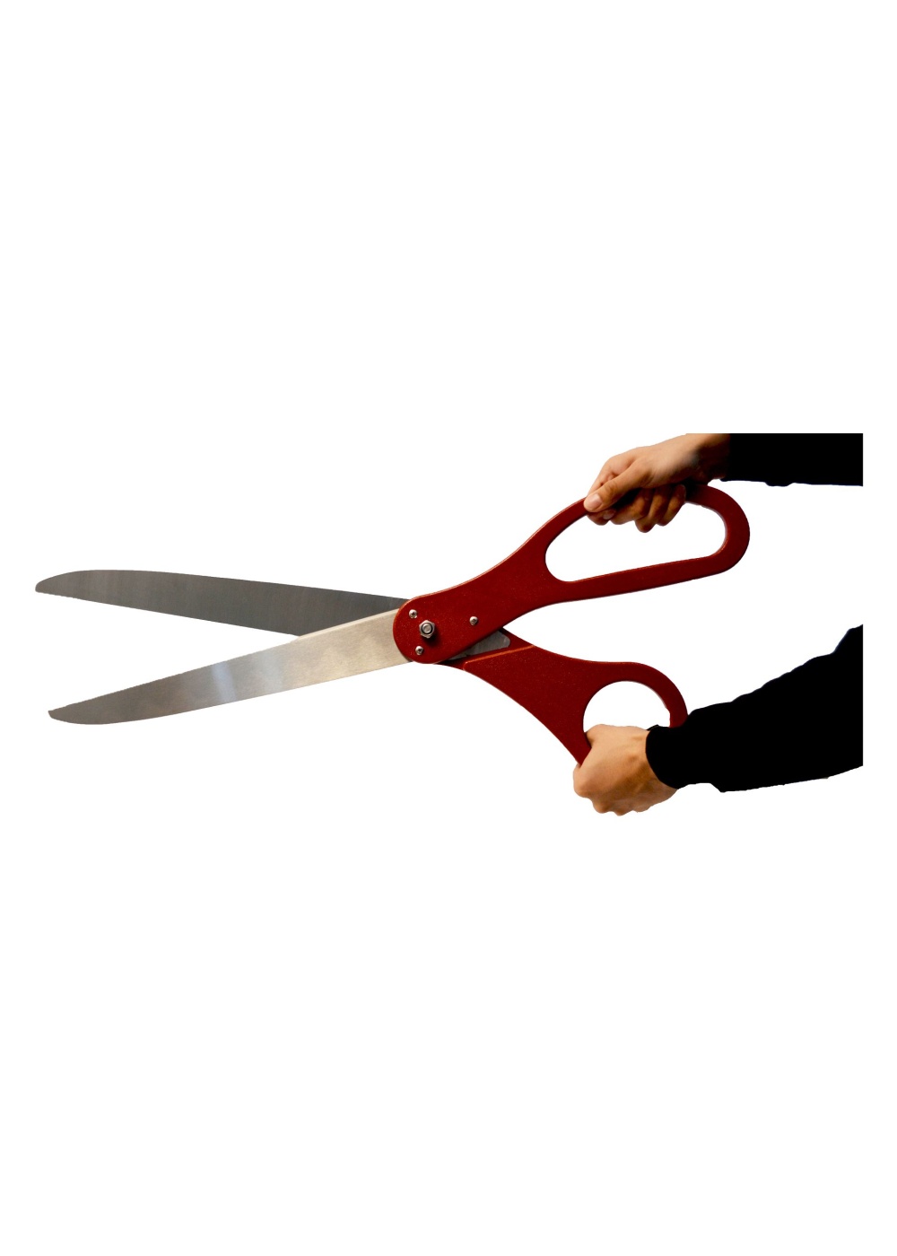 Giant 30 Inch Red Ceremonial Ribbon Cutting Scissors - Ribbon Cutting ...