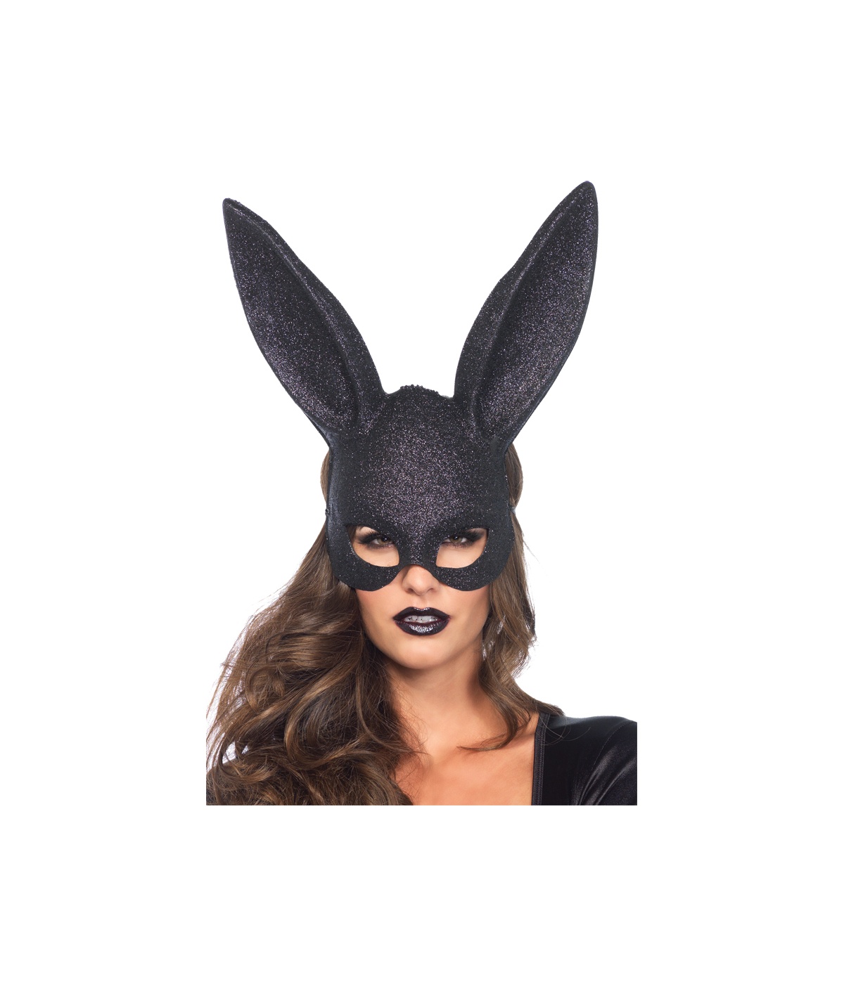 Glitter Masquerade Bunny Womens Mask